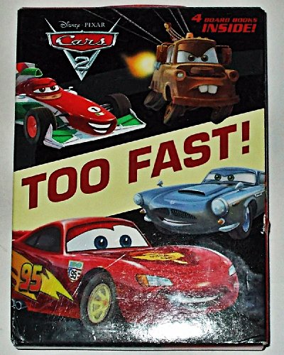 9780736427876: Too Fast: Lightning Mcqueen, Mater, Finn Mcmissile, Racers and Chasers (Cars 2: Friendship Box)