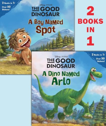 9780736430838: A Dino Named Arlo / A Boy Named Spot (Disney Pixar the Good Dinosaur)