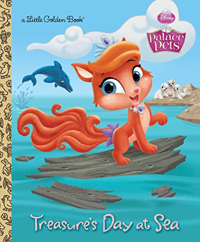 Beispielbild fr Treasure's Day at Sea (Disney Princess: Palace Pets) (Little Golden Book) zum Verkauf von SecondSale