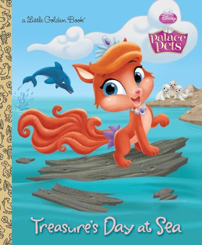 9780736433358: Treasure's Day at Sea (Disney Princess: Palace Pets) (Little Golden Book)