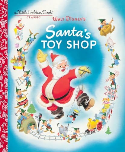 9780736434010: Santa's Toy Shop (Disney) (Little Golden Book)