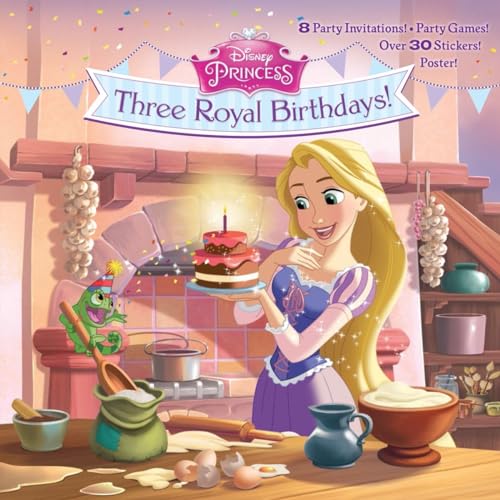 Imagen de archivo de Three Royal Birthdays! (Disney Princess) (Pictureback(R)) a la venta por Your Online Bookstore