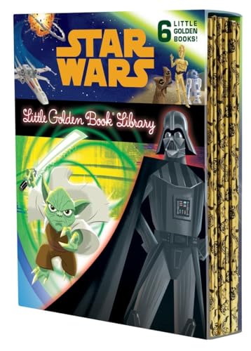 Stock image for The Star Wars Little Golden Book Library (Star Wars): The Phantom Menace; Attack of the Clones; Revenge of the Sith; A New Hope; The Empire Strikes Back; Return of the Jedi for sale by Ergodebooks