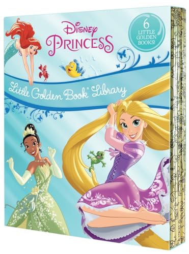 9780736435604: Disney Princess Little Golden Book Library (Disney Princess): Tangled; Brave; The Princess and the Frog; The Little Mermaid; Beauty and the Beast; Cinderella