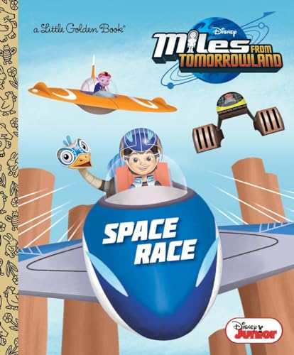 Imagen de archivo de Space Race (Little Golden Books: Miles From Tomorrowland) a la venta por WorldofBooks