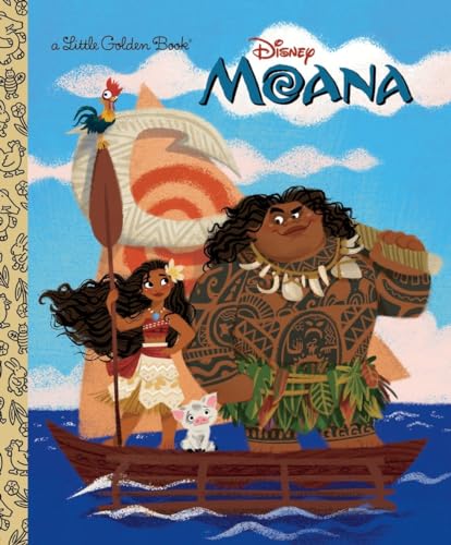 Imagen de archivo de Moana Little Golden Book a la venta por ThriftBooks-Atlanta