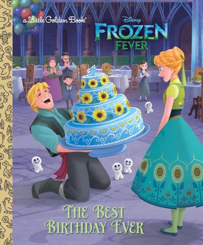 Beispielbild fr The Best Birthday Ever (Disney Frozen) (Little Golden Book) zum Verkauf von SecondSale