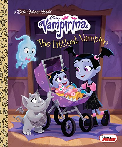 Stock image for The Littlest Vampire (Disney Junior Vampirina) (Little Golden Book) for sale by Upward Bound Books