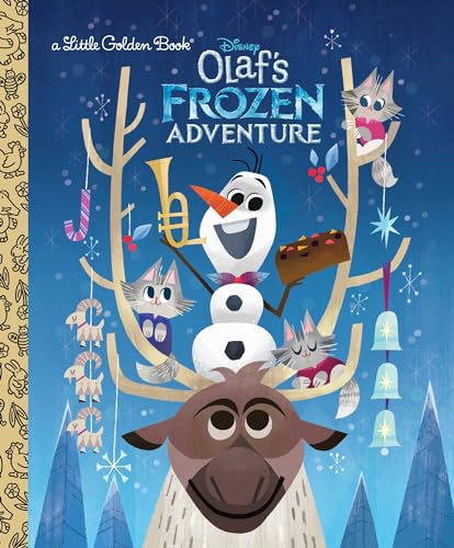 Beispielbild fr Olaf's Frozen Adventure Little Golden Book (Disney Frozen) zum Verkauf von ThriftBooks-Dallas