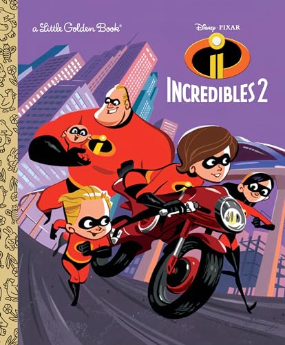9780736438551: Incredibles 2 Little Golden Book (Disney/Pixar Incredibles 2) (Little Golden Books Disney Pixar: Incredibles 2)