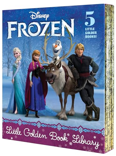 Stock image for Frozen Little Golden Book Library (Disney Frozen): Frozen; A New Reindeer Friend; Olaf's Perfect Day; The Best Birthday Ever; Olaf Waits for Spring for sale by Kennys Bookshop and Art Galleries Ltd.