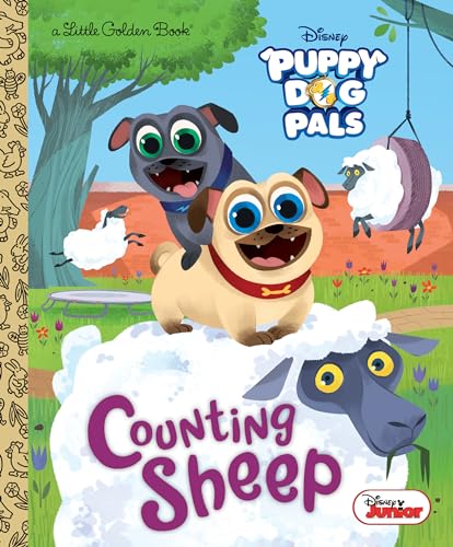 9780736439350: Counting Sheep (Disney Junior Puppy Dog Pals) (Little Golden Book)