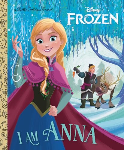 9780736440189: I AM ANNA LITTLE GOLDEN BOOK (Little Golden Books: Frozen)