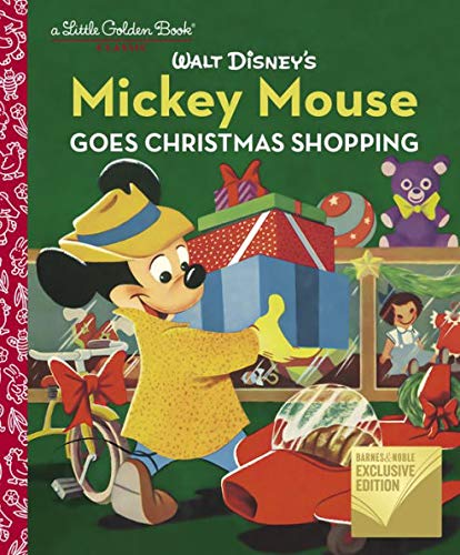 Stock image for Walt Disney's Mickey Mouse Goes Christmas Shopping Little Golden Book for sale by Once Upon A Time Books