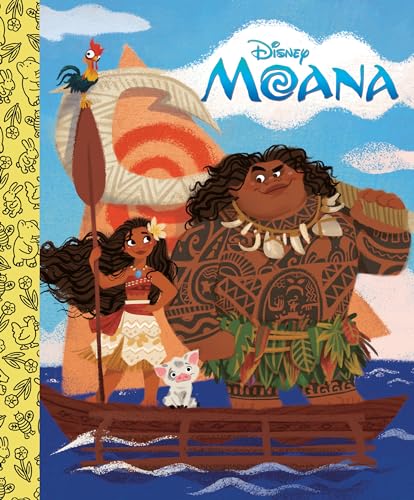 Imagen de archivo de Moana Little Golden Board Book (Disney Princess) (Little Golden Book) a la venta por BooksRun