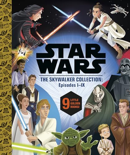 Stock image for Star Wars Episodes I - IX: A Little Golden Book Collection (Star Wars) for sale by Blackwell's