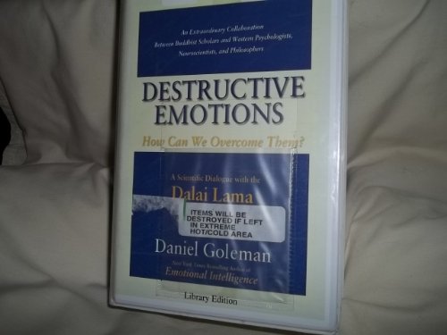 Beispielbild fr Destructive Emotions: How Can We Overcome Them? A Scientific Dialogue with the Dalai Lama zum Verkauf von The Yard Sale Store