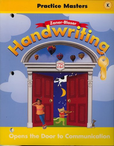 Stock image for Handwriting Practice Masters Level K (Zaner-Bloser, Level K) ; 9780736712255 ; 0736712259 for sale by APlus Textbooks