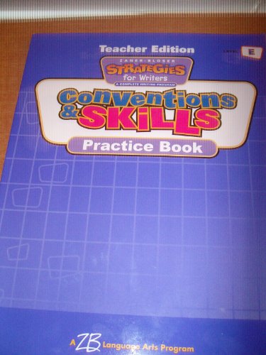 Beispielbild fr Conventions and Skills Practice Book (Strategies for Writers, Level E) zum Verkauf von Booksavers of MD