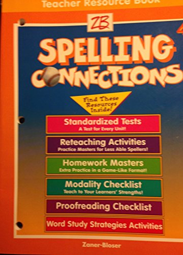 Stock image for Spelling Connections - Resource Book 4 ; 9780736720861 ; 0736720863 for sale by APlus Textbooks