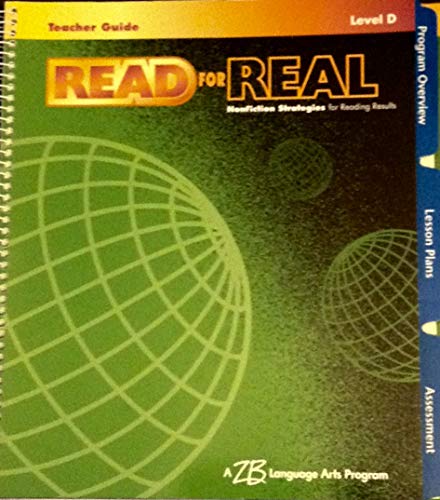 Stock image for Read for Real - Level D - Nonfiction Strategies for Reading Results - Teacher Guide - 4th Grade - WITH CD (Nonfiction Strategies for Reading Results) for sale by The Book Cellar, LLC