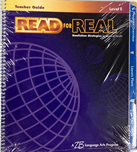Beispielbild fr Read for Real Level E (With Cd) Nonfiction Strategies for Reading Results - Teacher Guide - 5th Grade (Nonfiction Strategies for Reading Results) zum Verkauf von HPB-Red