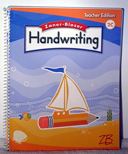 Beispielbild fr Zaner Bloser Handwriting Teacher Edition 2c zum Verkauf von Wonder Book