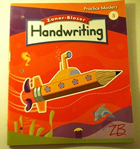 Stock image for Zaner Bloser Handwriting Practice Masters Grade 5 for sale by Nationwide_Text