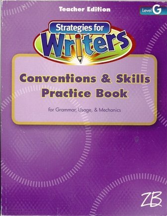 9780736760997: Teacher's Edition Conventions & Skills Practice Book Grammar, Usage, & Mechanics Level G