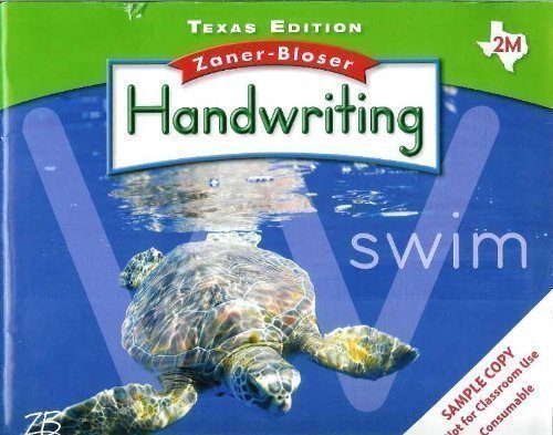 Stock image for Zaner Bloser Handwriting 2M - Texas Edition - 2nd Grade for sale by Hawking Books