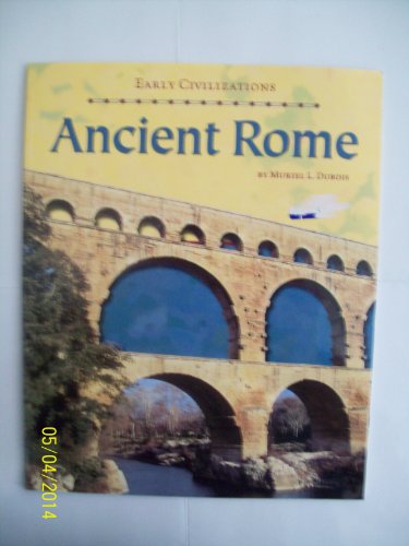 Imagen de archivo de Ancient Rome (Early Civilization) a la venta por Revaluation Books