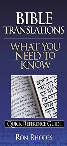 Bible Translations: What You Need to Know (9780736902618) by Rhodes, Ron