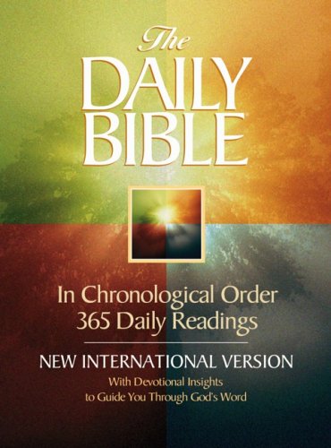 9780736917339: The Daily Bible: New International Version, Milano Softone, In Chronological Order 365 Daily Readings