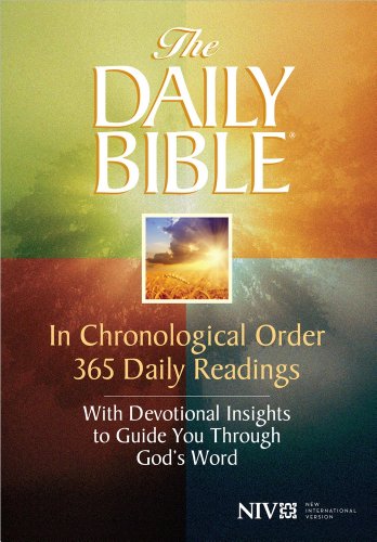 Stock image for The Daily Bible: In Chronological Order 365 Daily Readings with Devotional Insights to Guide You Through God's Word for sale by WorldofBooks