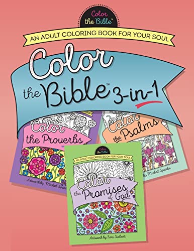 Beispielbild fr Color the Bible(r) 3-In-1 (Volume 2): An Adult Coloring Book for Your Soul zum Verkauf von ThriftBooks-Dallas