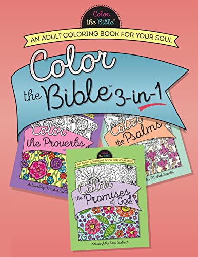 Stock image for Color the Bible(r) 3-In-1 (Volume 2): An Adult Coloring Book for Your Soul for sale by ThriftBooks-Dallas