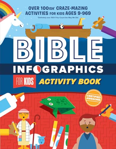 Stock image for Bible Infographics for Kids Activity Book: Over 100-ish Craze-Mazing Activities for Kids Ages 9 to 969 for sale by -OnTimeBooks-