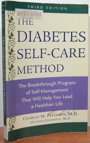 Beispielbild fr The Diabetes Self-Care Method zum Verkauf von Colorado's Used Book Store