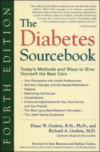 Stock image for The Diabetes Sourcebook : Today's Methods and Ways to Give Yourself the Best Care for sale by HPB-Diamond