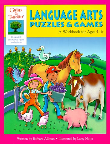 Beispielbild fr Language Arts Puzzles & Games: A Workbook for Ages 4-6 (Gifted & Talented) zum Verkauf von Bookmans