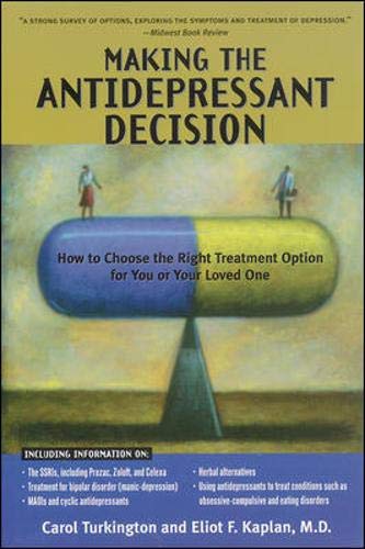 Imagen de archivo de Making the Antidepressant Decision a la venta por SecondSale