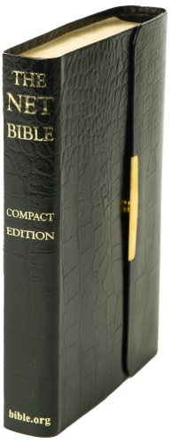 Beispielbild fr Net Bible Compact Edition New English Translation-Black Premium Bonded Leather Bound with 7,722 Cond zum Verkauf von Save With Sam