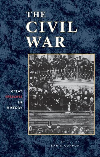 Stock image for Civil War (Great Speeches in History) for sale by Ergodebooks