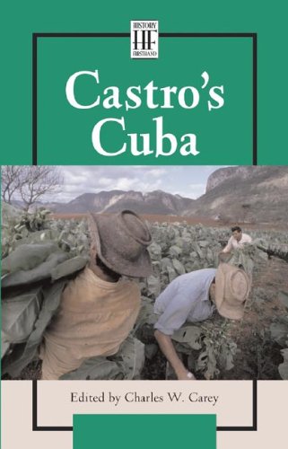 Beispielbild fr Castro's Cuba (History Firsthand) zum Verkauf von The Book Cellar, LLC