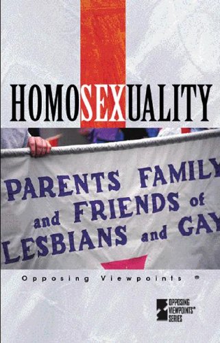 Beispielbild fr Homosexuality (Opposing Viewpoints Series) zum Verkauf von HPB Inc.