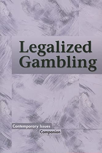 Beispielbild fr Legalized Gambling zum Verkauf von Better World Books