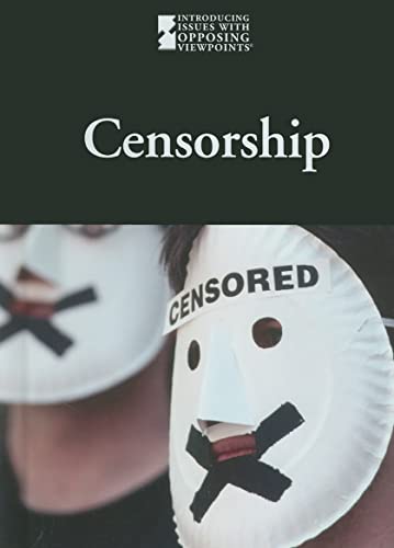 Imagen de archivo de Censorship a la venta por Better World Books