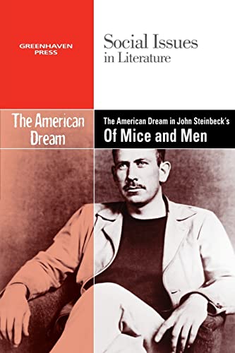 Stock image for The American Dream in John Steinbeck's of Mice and Men for sale by Better World Books