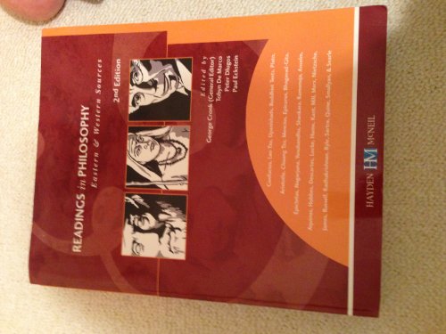 Beispielbild fr Readings in Philosophy: Eastern & Western Sources zum Verkauf von Better World Books