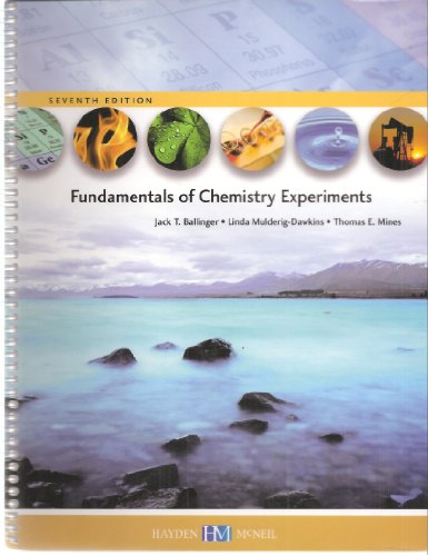 Stock image for Fundamentals of Chemistry Experiments for sale by HPB-Red